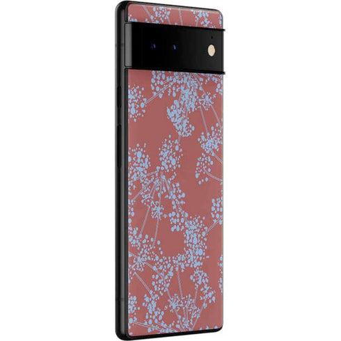 Airy Blue Floral Google Pixel 6 Pro Skin